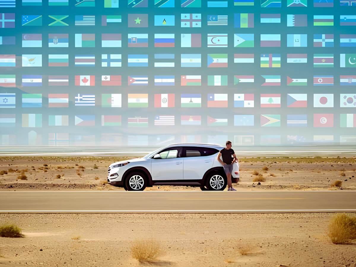 Car rental in desert